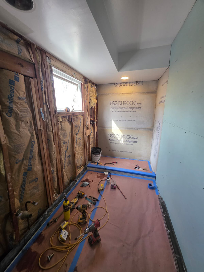 Bathroom Rough-in Stage