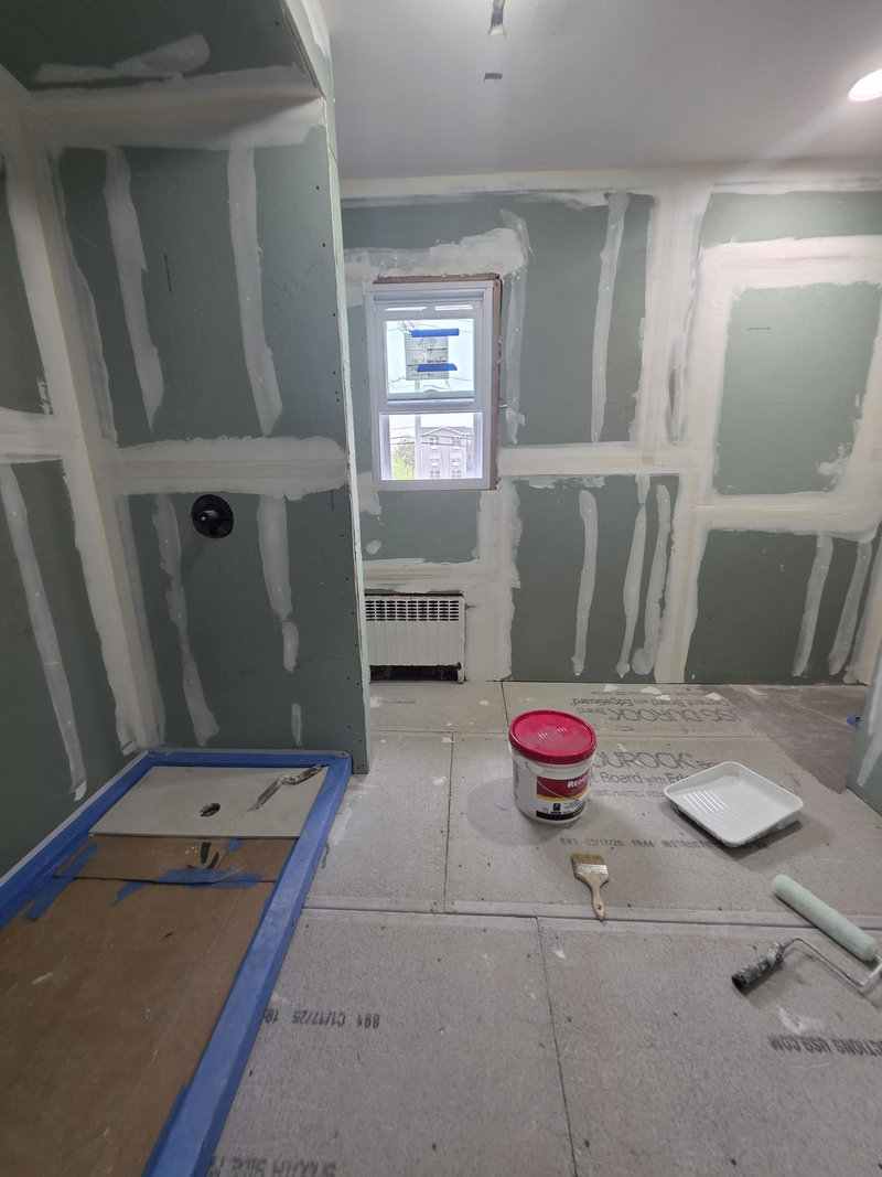 Bathroom Paint Preparation