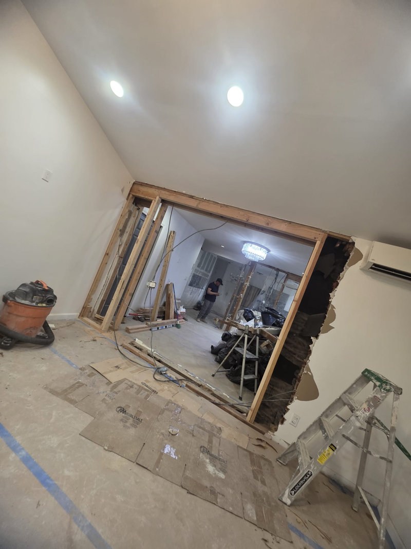 Wall Demolition & Support Framing