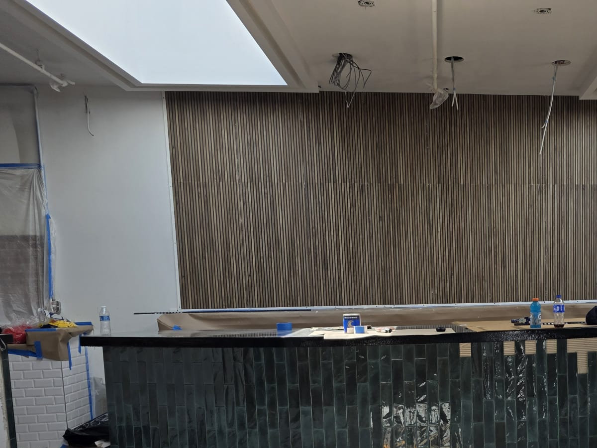 Custom Tiled Bar Counter