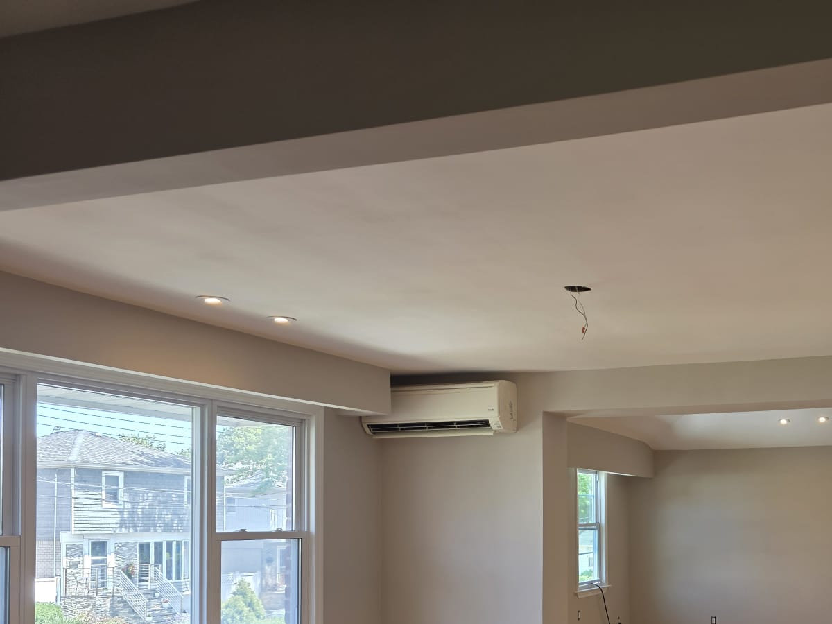 Finished Living Area Sheetrock
