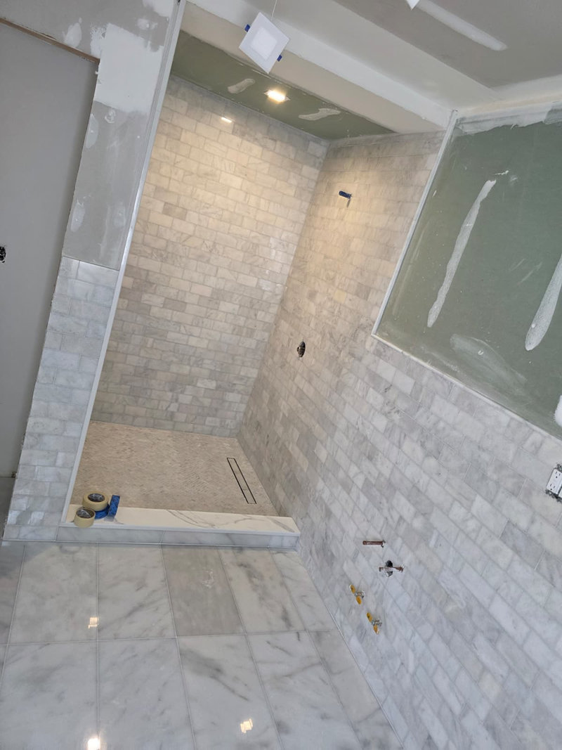 Luxury Marble Tile Bathroom