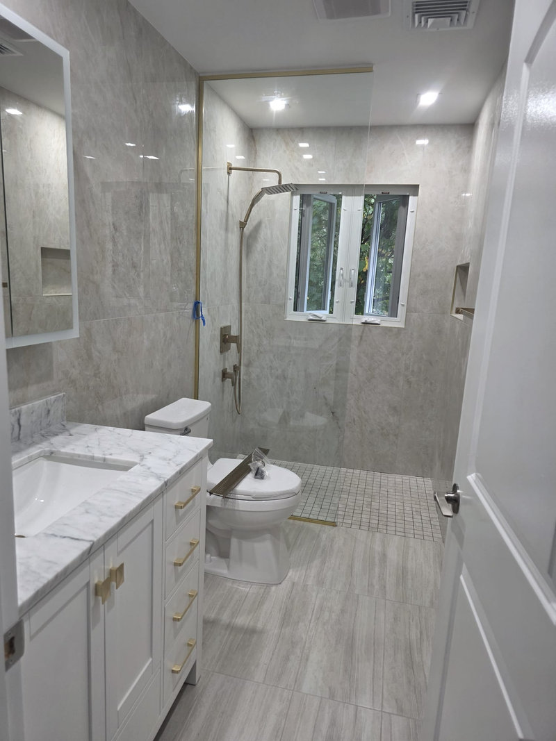 Finished Modern Bathroom
